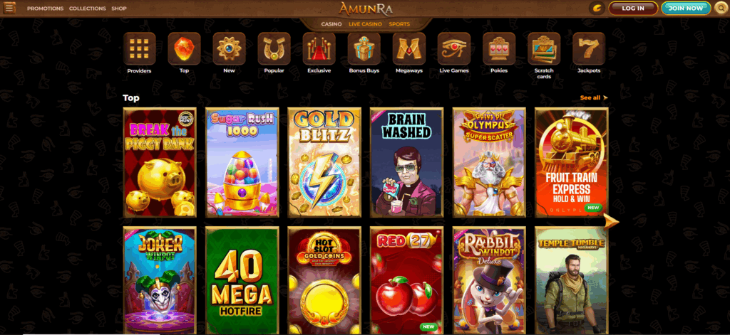 AmunRa Casino Review Australia