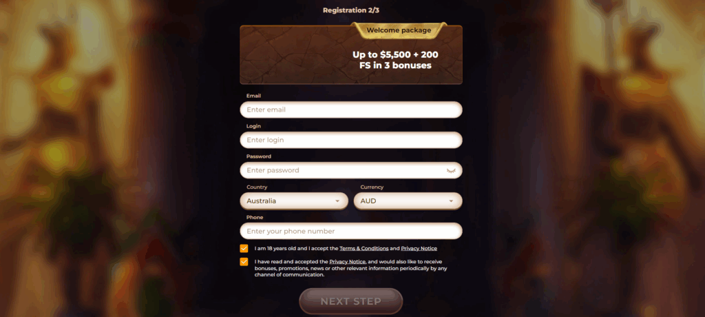 AmunRa Casino Review Australia Registration
