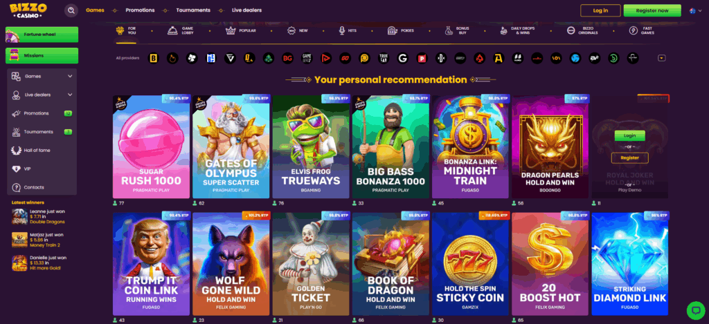 Bizzo Casino Australia Review Pokies