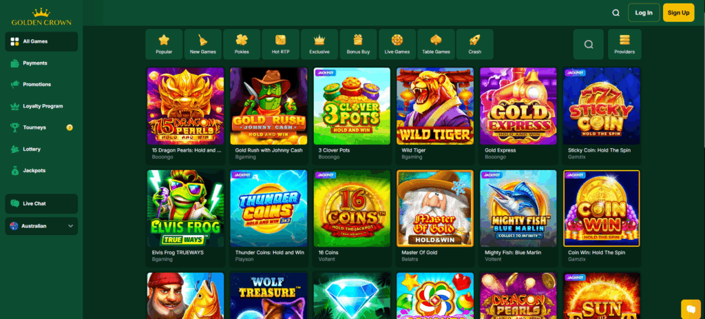 Golden Crown Casino Review Australia 