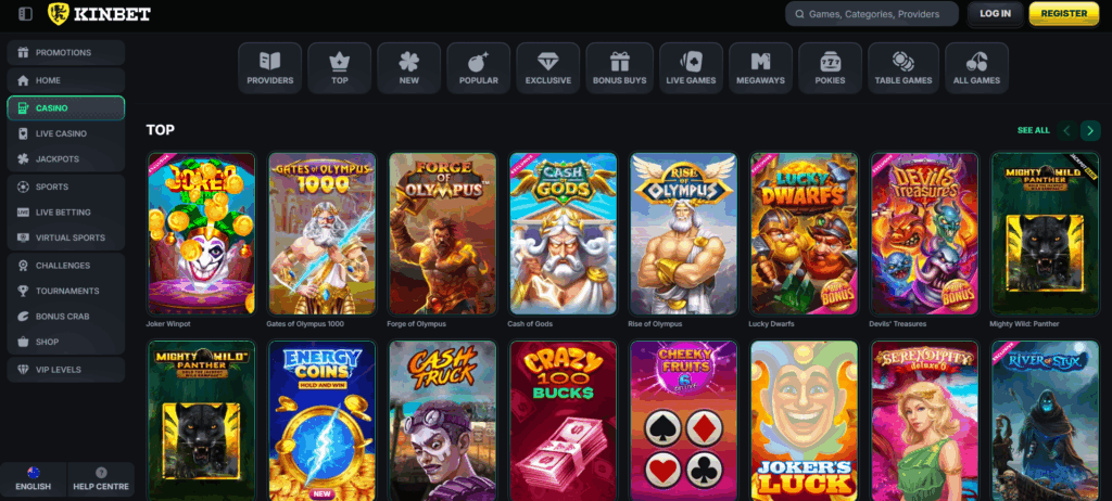 Kinbet Casino Australia Review Pokies