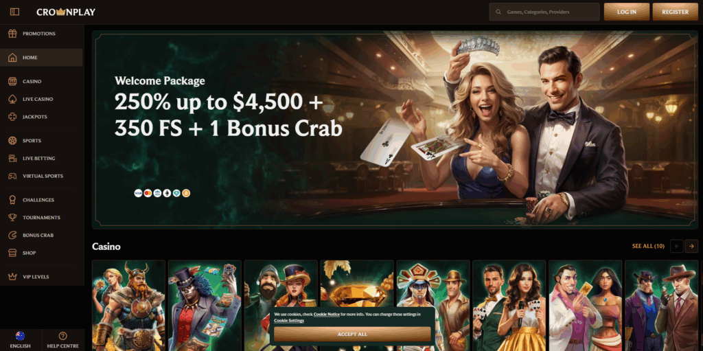CrownPlay Casino Australia Review Welcome Bonus