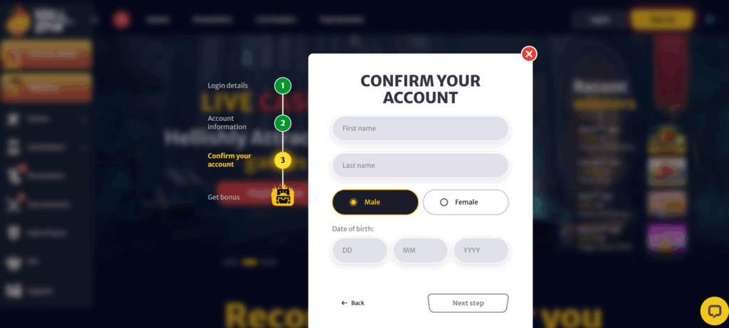 Hell Spin Casino Australia Review Login/ Create an Account