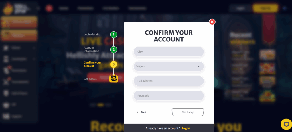 Hell Spin Casino Australia Review Login/ Create an Account