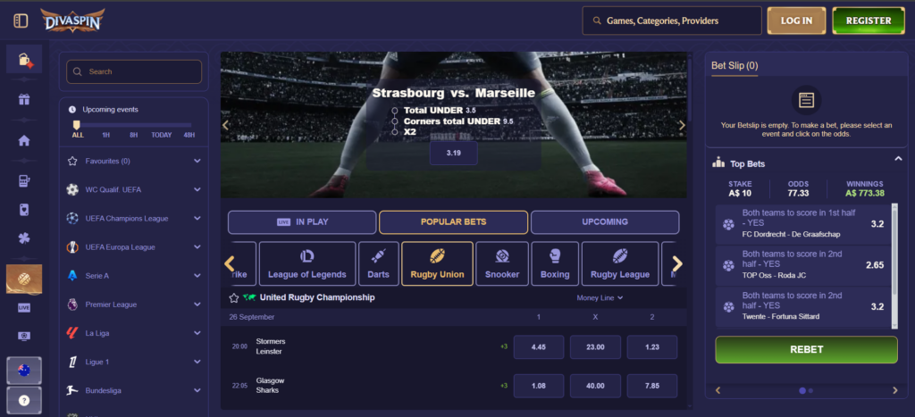 DivaSpin Casino Review Australia - sportbook