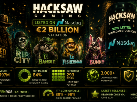 Hacksaw Gaming Listed on Nasdaq at €2 Billion: What the Studio’s Growth Means for AU Players